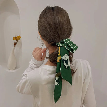 Sweet Letter Cat Flower Cloth Stripe Hair Band