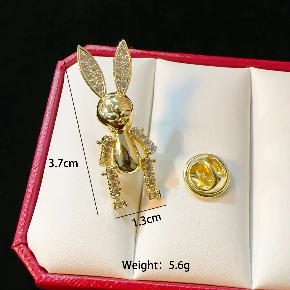 Sweet Rabbit Swan Snowflake Copper Plating Women'S Brooches