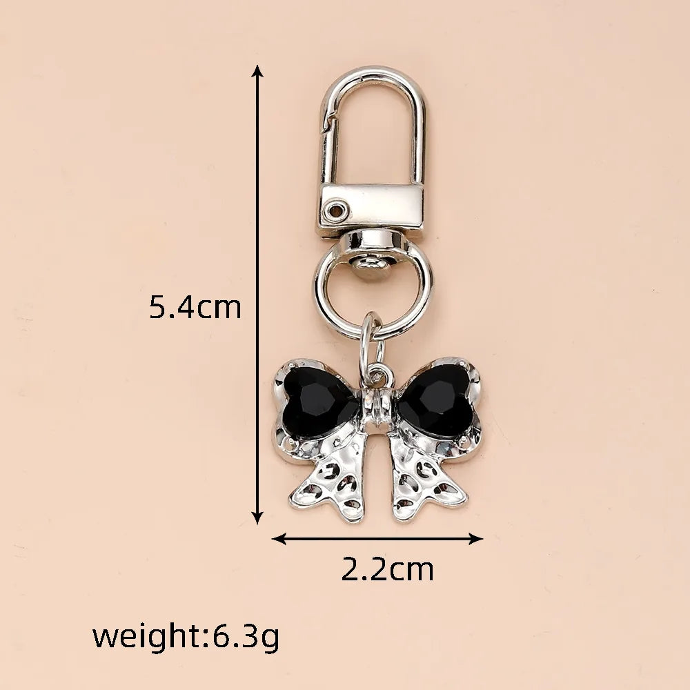 Sweet Simple Style Butterfly Alloy Inlay Rhinestones Bag Pendant Keychain