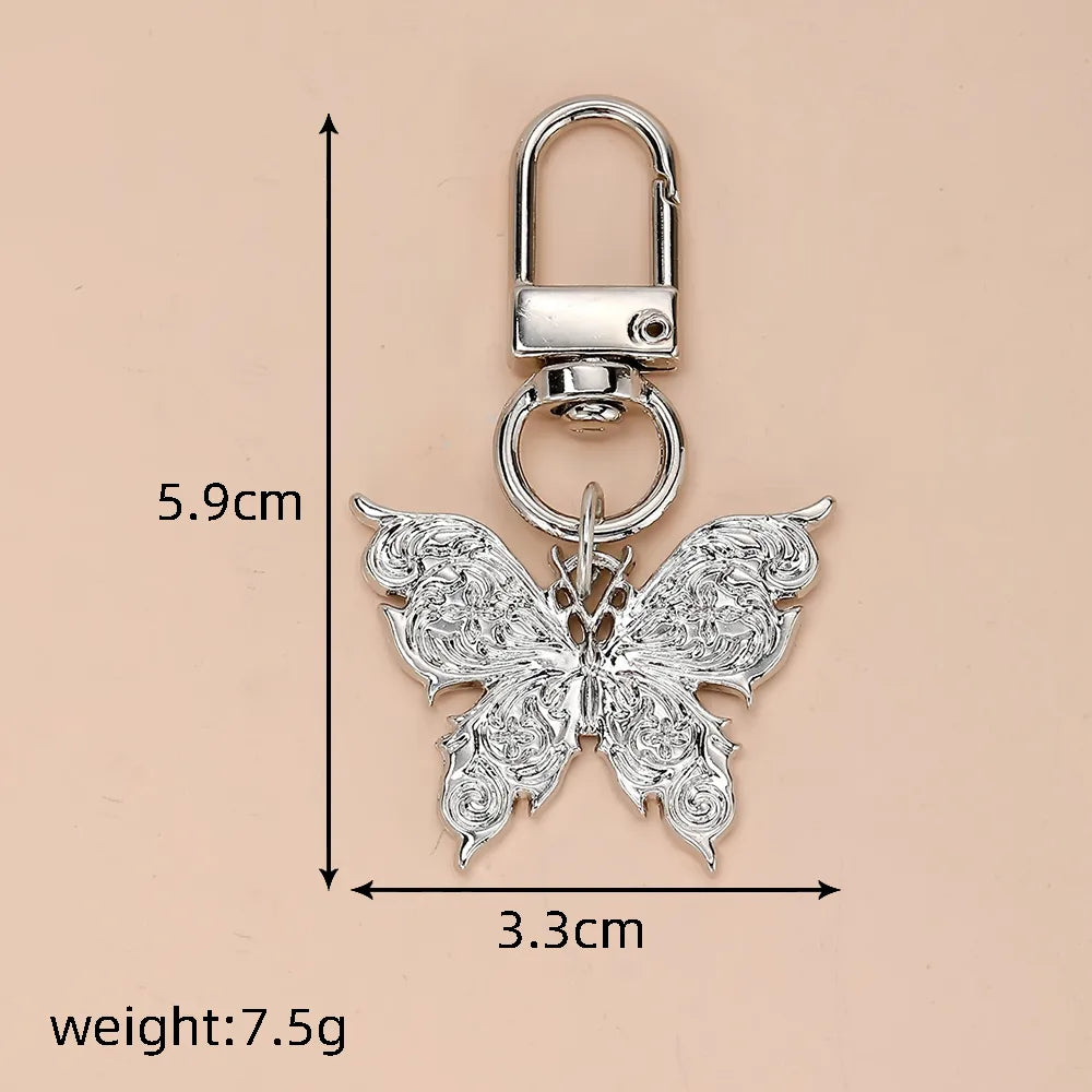 Sweet Simple Style Butterfly Alloy Inlay Rhinestones Bag Pendant Keychain