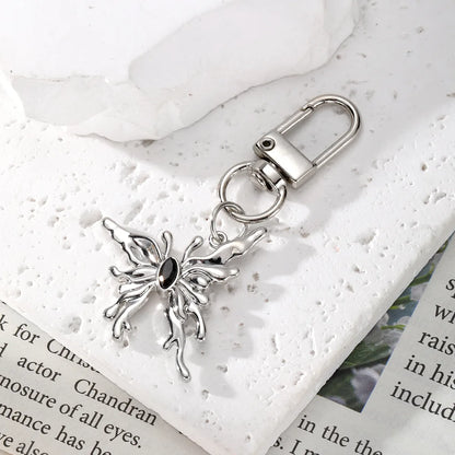 Sweet Simple Style Butterfly Alloy Inlay Rhinestones Bag Pendant Keychain