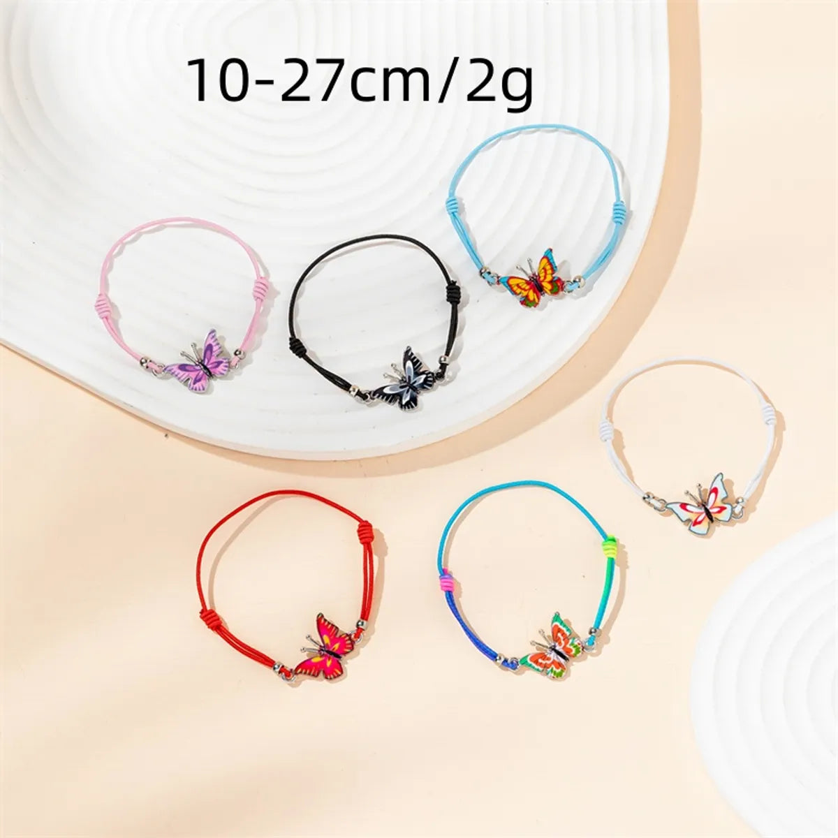 Sweet Simple Style Butterfly Alloy Women's Bracelets