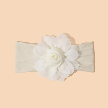 Sweet Simple Style Flower Polyester Hair Band