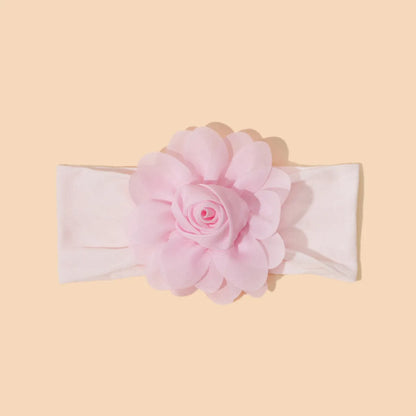 Sweet Simple Style Flower Polyester Hair Band