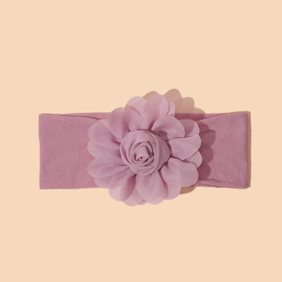 Sweet Simple Style Flower Polyester Hair Band