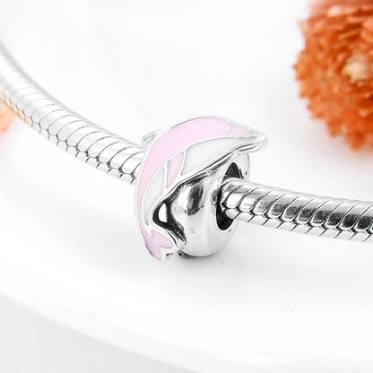 Sweet Simple Style Heart Shape Rose Snake Sterling Silver Epoxy Inlay Zircon Jewelry Accessories