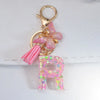 Sweet Simple Style Letter Resin Patchwork Women'S Keychain