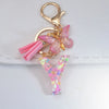 Sweet Simple Style Letter Resin Patchwork Women'S Keychain