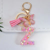 Sweet Simple Style Letter Resin Patchwork Women'S Keychain