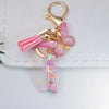 Sweet Simple Style Letter Resin Patchwork Women'S Keychain