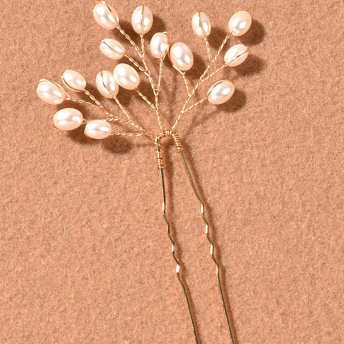 Sweet Solid Color Alloy Hairpin