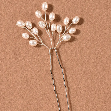 Sweet Solid Color Alloy Hairpin