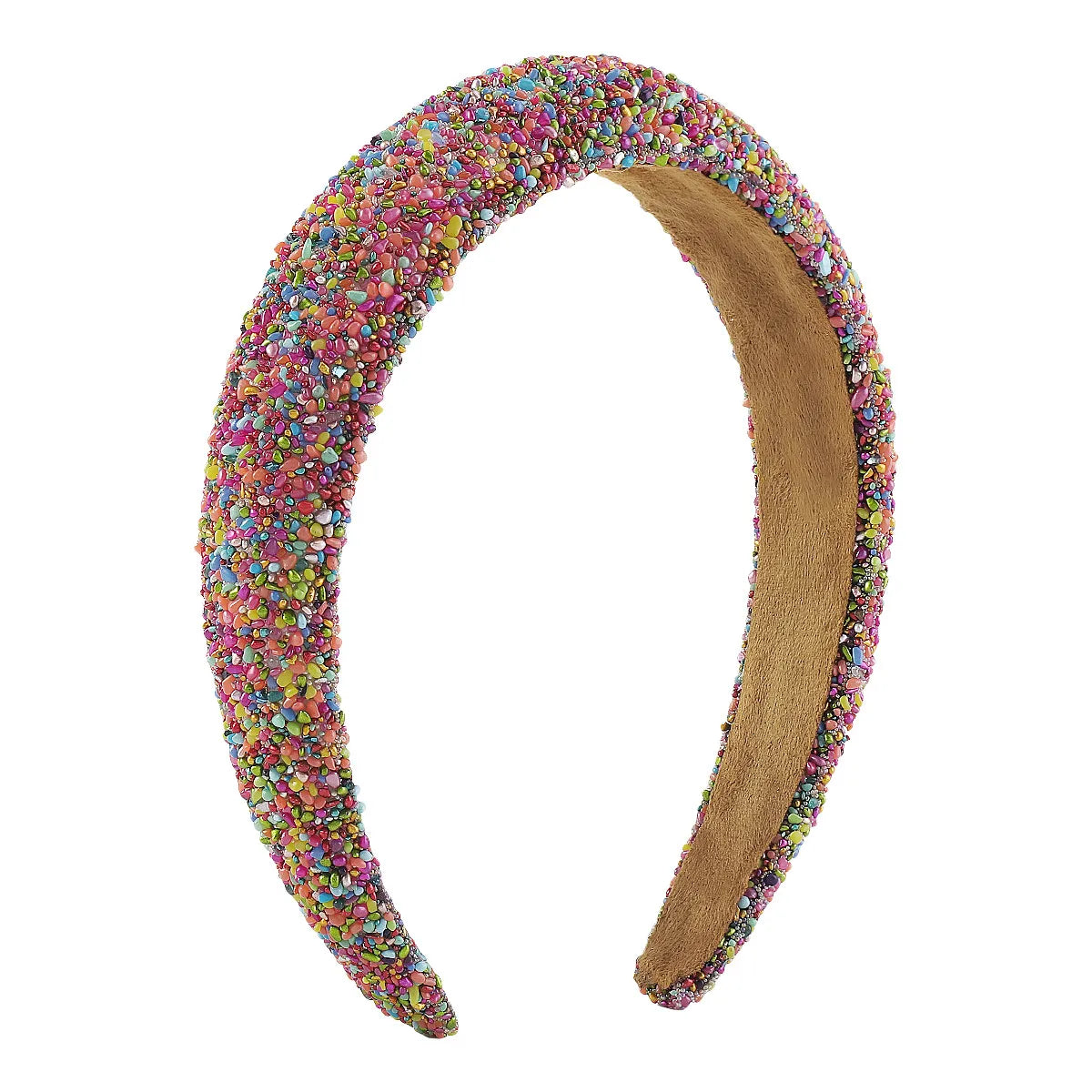 Sweet Solid Color Rhinestone Hair Band