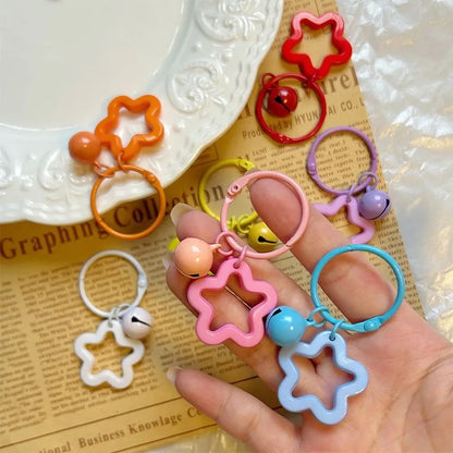 Sweet Star Alloy Stoving Varnish Keychain