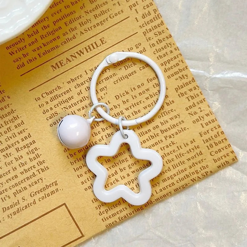 Sweet Star Alloy Stoving Varnish Keychain