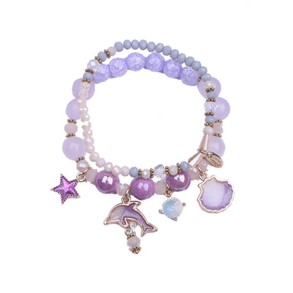 Sweet Star Fish Natural Stone Beaded Bracelets