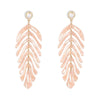 Temperament Simple Acrylic Leaf Earrings Nhjj132967