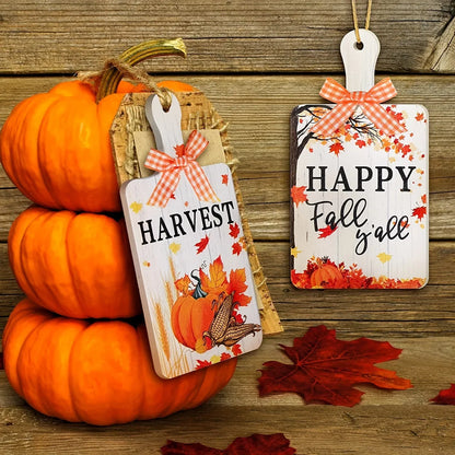 Thanksgiving IG Style Nordic Style Classic Style Pumpkin Letter Car Wood Party Festival Hanging Ornaments