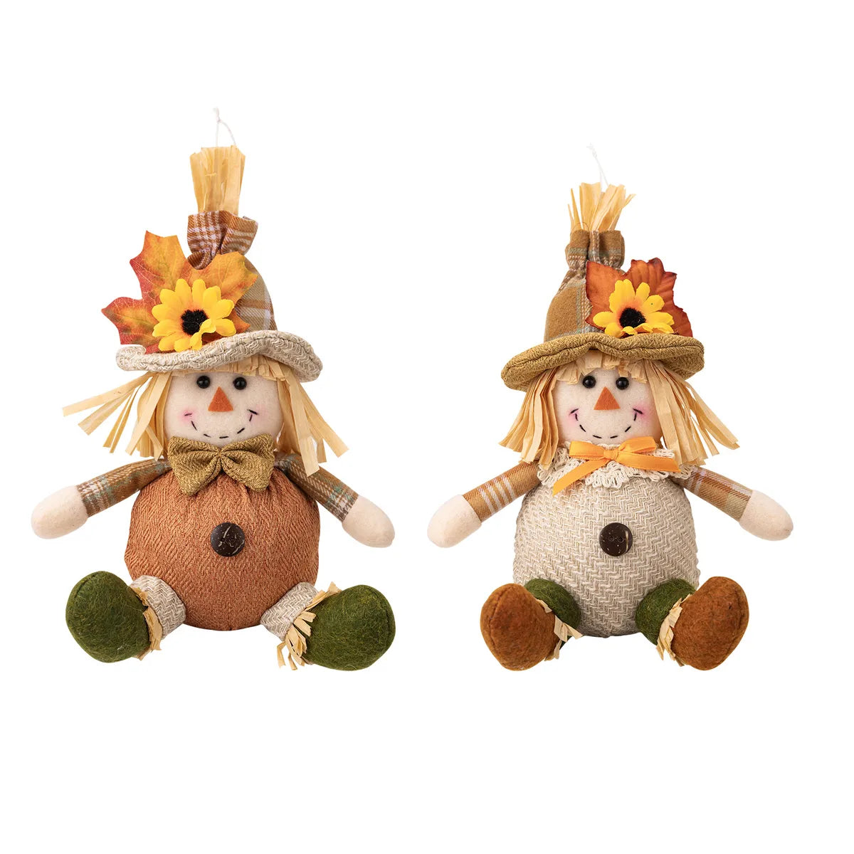 Thanksgiving IG Style Nordic Style Cute Sunflower Doll Scarecrow Cloth Polyester Party Festival Hanging Ornaments Ornaments