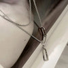 Titanium Steel 18K Gold Plated Casual Simple Style Plating Geometric Pendant Necklace