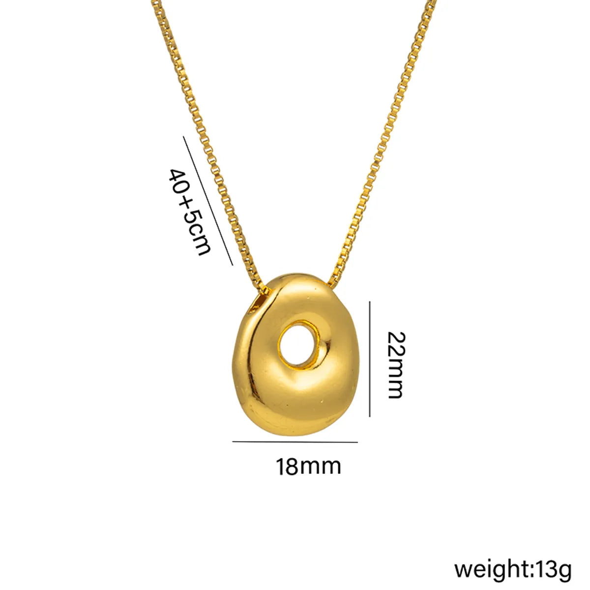 Wholesale Jewelry Hip-Hop Simple Style Letter Titanium Steel 18K Gold Plated Plating Pendant Necklace