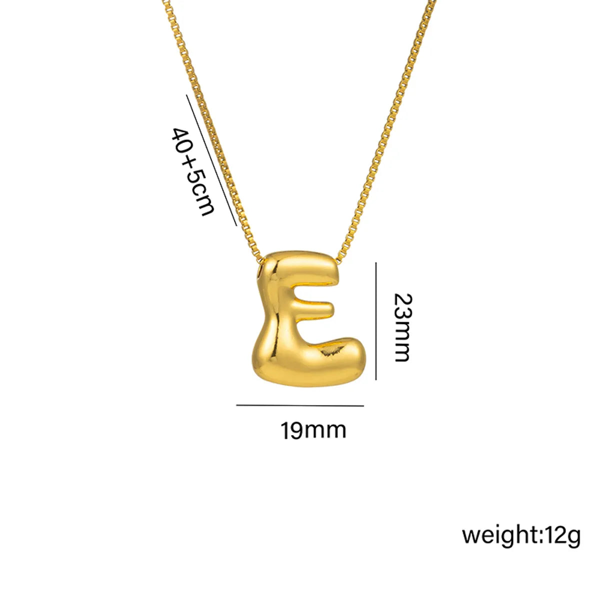 Wholesale Jewelry Hip-Hop Simple Style Letter Titanium Steel 18K Gold Plated Plating Pendant Necklace