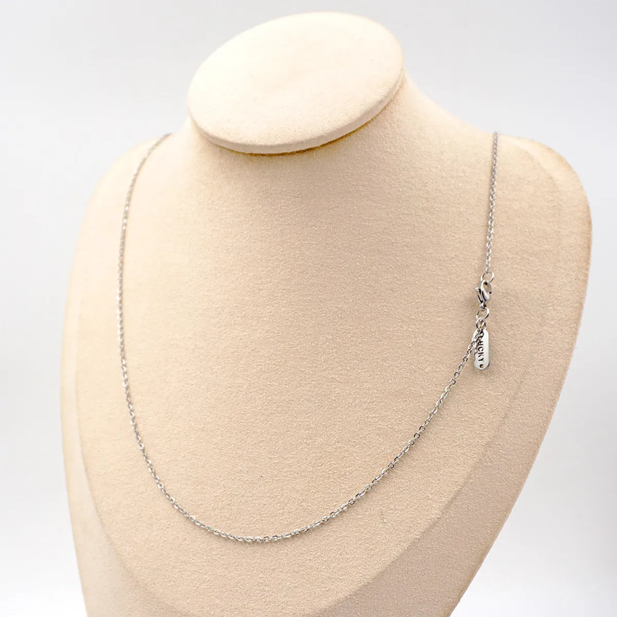 Titanium Steel Casual Modern Style Simple Style Solid Color Necklace