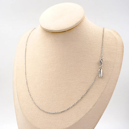 Titanium Steel Casual Modern Style Simple Style Solid Color Necklace