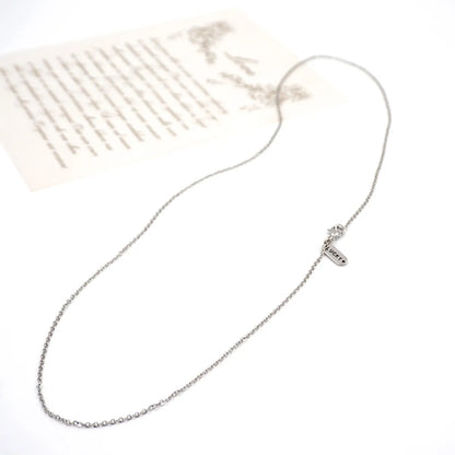 Titanium Steel Casual Modern Style Simple Style Solid Color Necklace