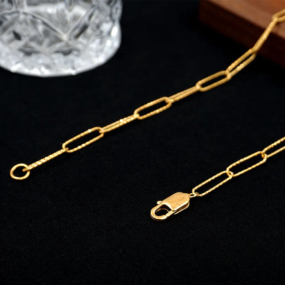 Titanium Steel Gold Plated Casual Simple Style Classic Style Geometric Choker