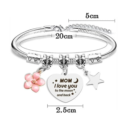 Titanium Steel Simple Style Classic Style Polishing Letter Bangle