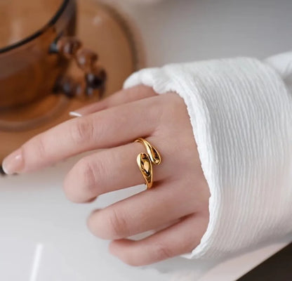 Titanium Steel Simple Style Classic Style Solid Color Rings