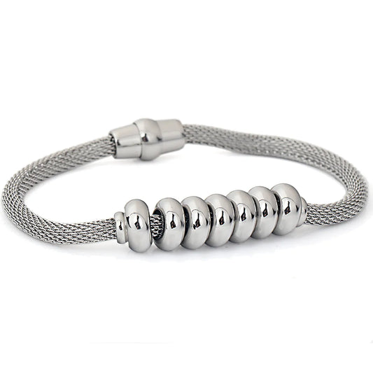 Titanium Steel Simple Style Geometric Bracelets