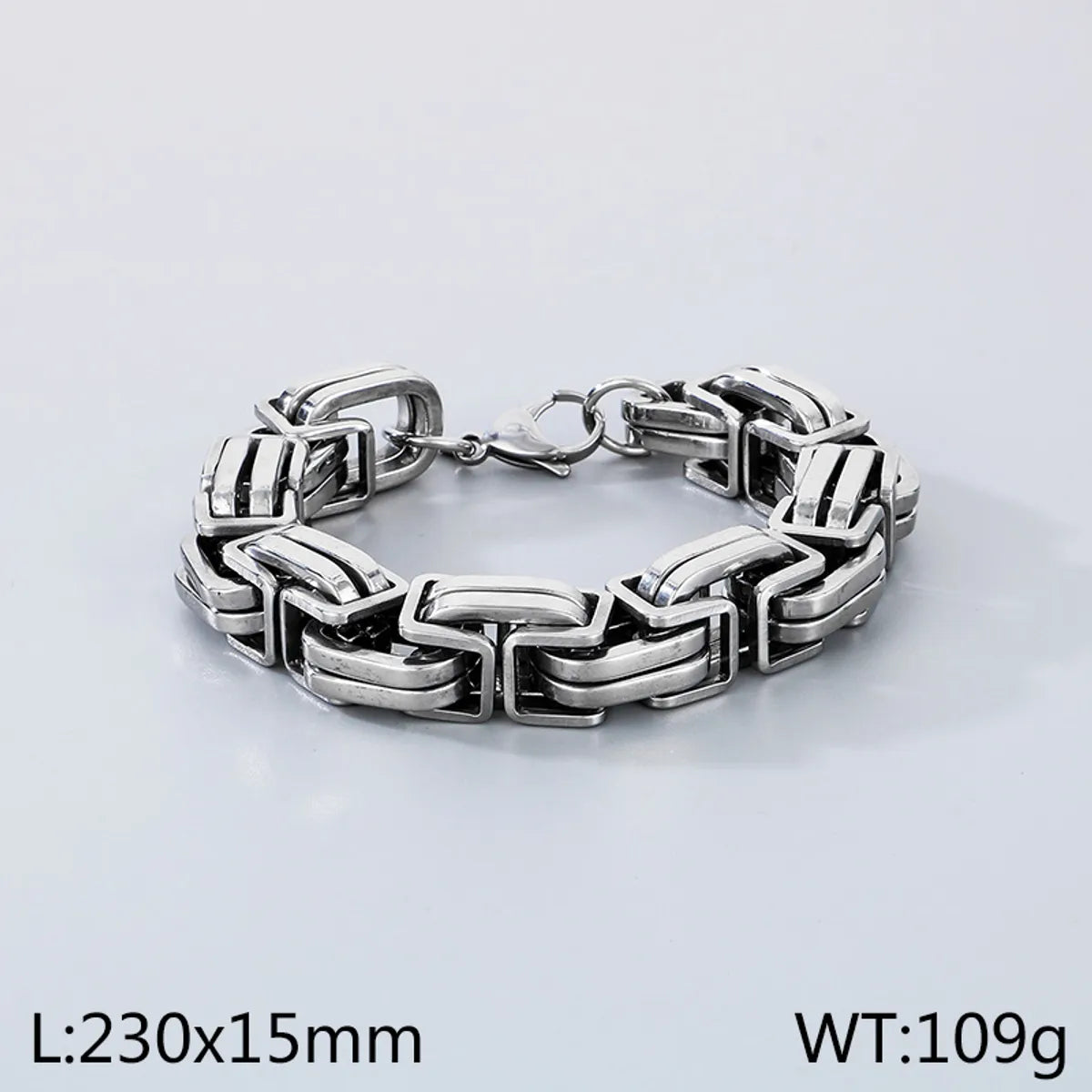 Titanium Steel Simple Style Solid Color Bracelets Necklace