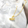 Wholesale Simple Style Streetwear Letter Copper K Gold Plated Pendant Necklace