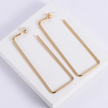 Simple Style Fruit Polishing Stainless Steel No Inlaid 18K Gold Plated Earrings