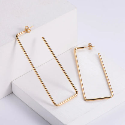 Simple Style Fruit Polishing Stainless Steel No Inlaid 18K Gold Plated Earrings