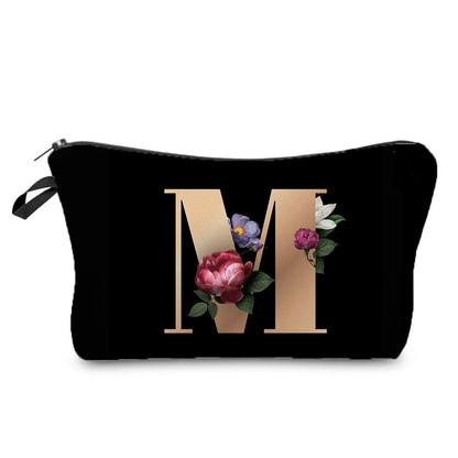 Unisex All Seasons Polyester Letter Flower Cute Square Zipper Cloud Shape Bag Cosmetic Bag