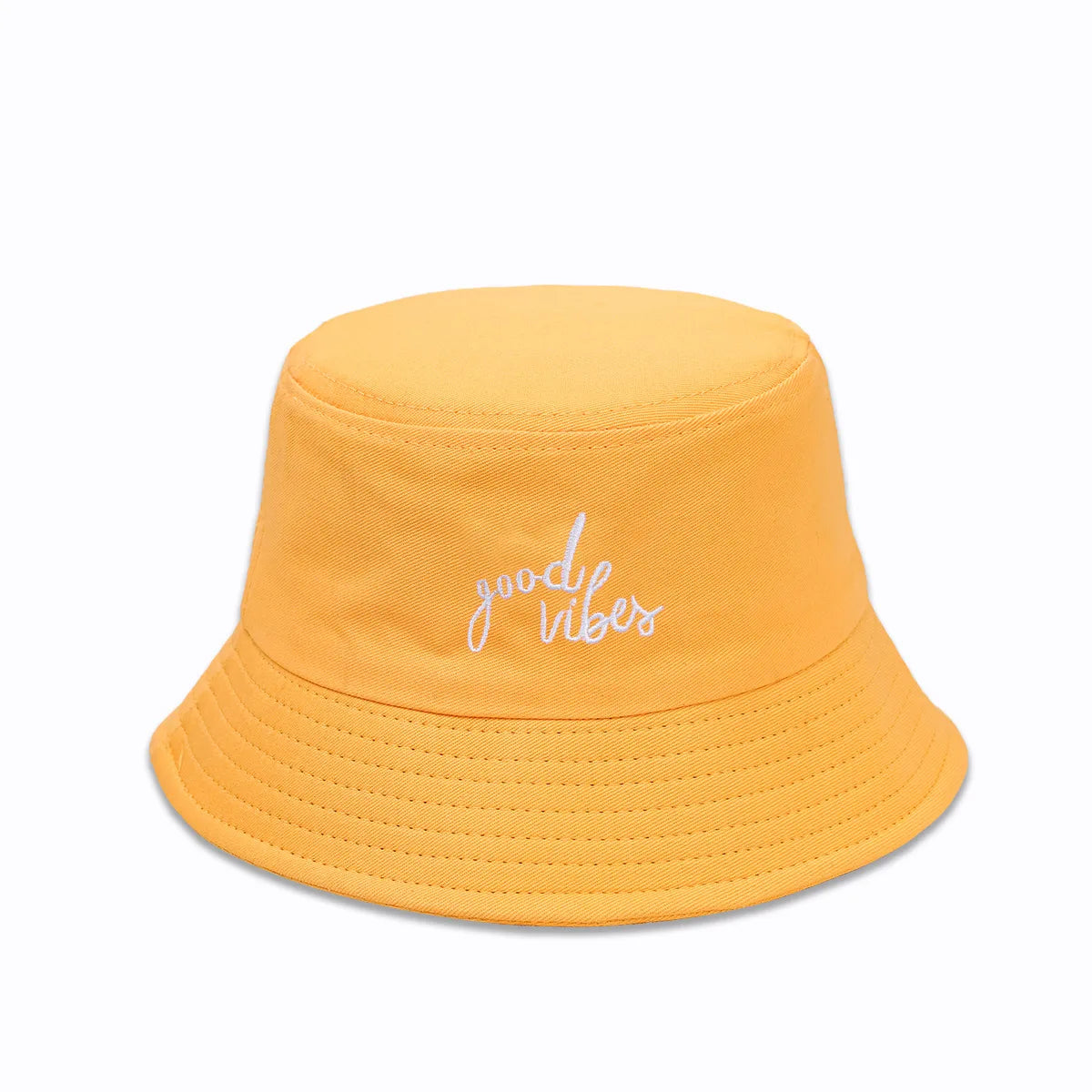 Unisex Basic Letter Embroidery Wide Eaves Bucket Hat