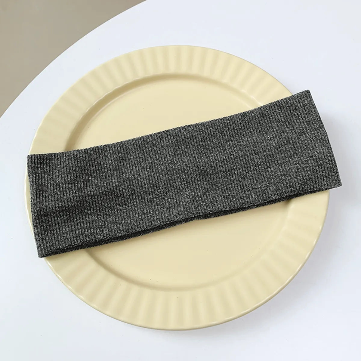 Unisex Basic Stripe Knit Hair Band