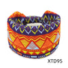 Unisex Bohemian Irregular Digital Printing Rayon Knit Hair Band