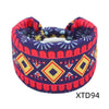 Unisex Bohemian Irregular Digital Printing Rayon Knit Hair Band