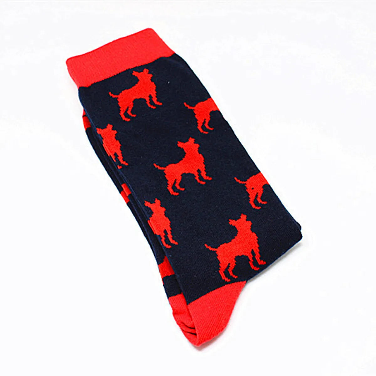 Unisex Cartoon Style Animal Fruit Nylon Cotton Crew Socks A Pair