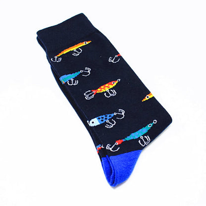 Unisex Cartoon Style Animal Fruit Nylon Cotton Crew Socks A Pair