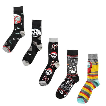 Unisex Cartoon Style Cartoon Skull Cotton Crew Socks A Pair