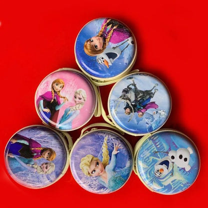 Unisex Cartoon Tinplate Zipper Coin Purses