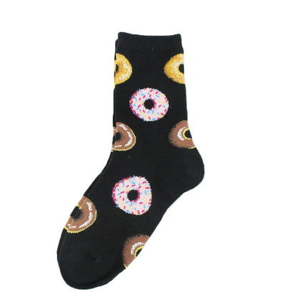 Unisex Casual Animal Cotton Crew Socks A Pair