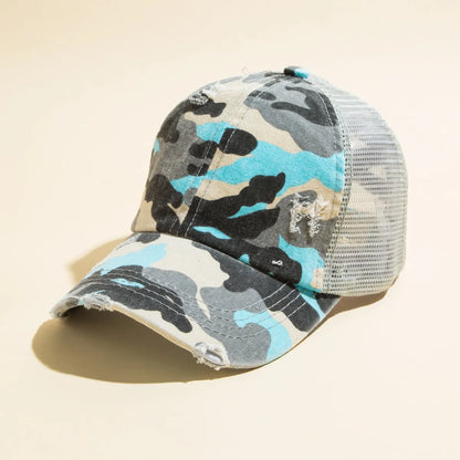 Unisex Casual Camouflage Polyester Baseball Cap