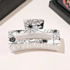 Unisex Casual Cool Style Pumpkin Spider Skull Arylic Hollow Out Hair Claws