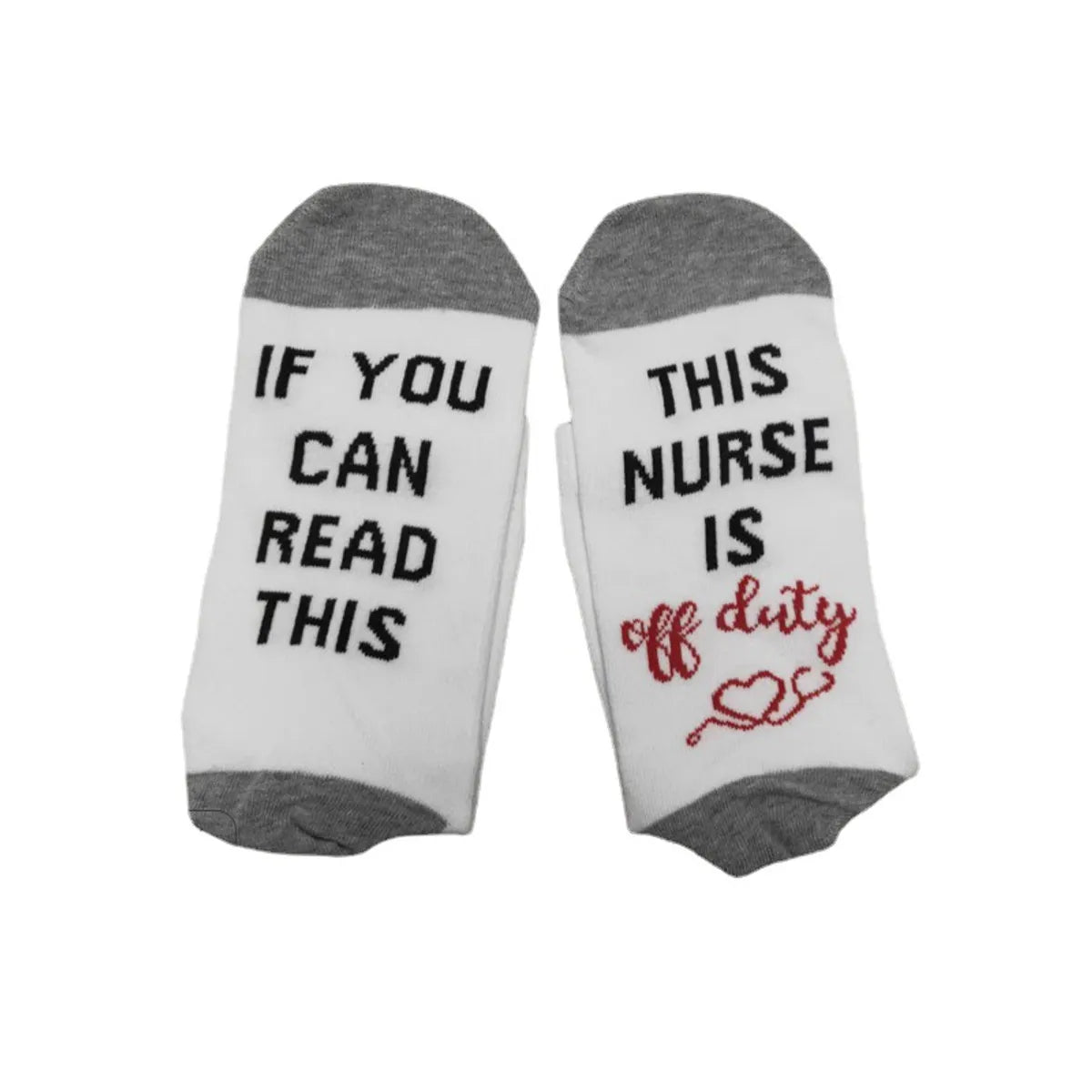 Unisex Casual Letter Cotton Crew Socks A Pair